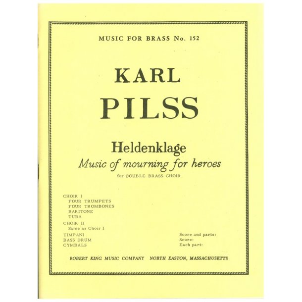 Heldenklage Brass Ensemble Sc/Pts Mfb 152
