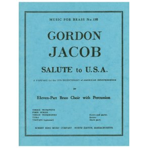 Gordon Jacob: Salute to USA (Ensemble-Brass 8 or more)