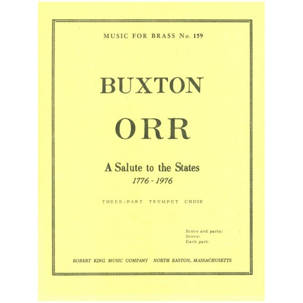 Buxton Orr: Salute to the States (Trumpets 3)