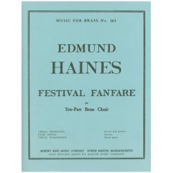 Edmund Haines: Festival Fanfare (Ensemble-Brass 8 or more)