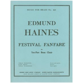 Edmund Haines: Festival Fanfare (Ensemble-Brass 8 or more)