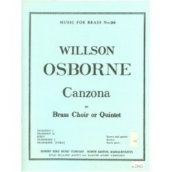Willson Osborne: Canzona (Quintet-Brass)