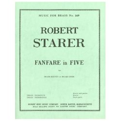 Robert Starer: Fanfare in Five (Sextet-Brass)