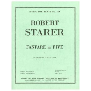 Robert Starer: Fanfare in Five (Sextet-Brass)
