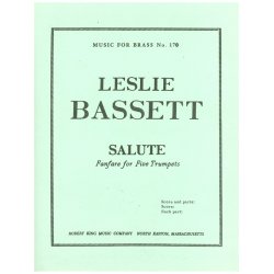 Basset Salute Mfb170 5 Trumpets Score/Parts