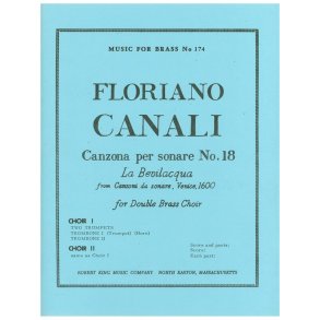 Floriano Canali: Canzona per sonare No.18 (Ensemble-Brass 8 or more)