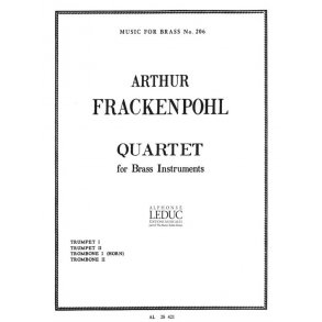Arthur R. Frackenpohl: Quartet (Quartet-Brass)