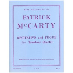 Patrick McCarty: Recitative and Fugue (Trombones 4)