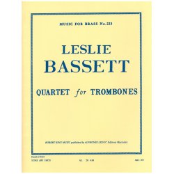 Leslie Bassett: Quartet (Trombones 4)