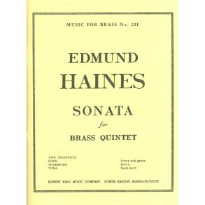 Edmund Haines: Sonata (Quintet-Brass)
