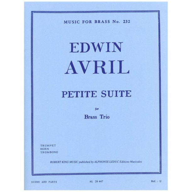 Mireille Avril: Petite Suite (Trio - Brass)
