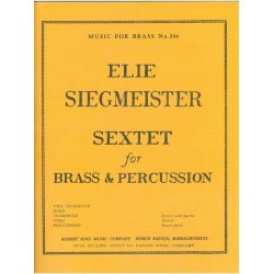 Elie Siegmeister: Sextet for Brass & Percussion (Sextet-Brass)