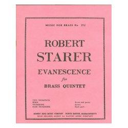 Robert Starer: Evanescence (Quintet-Brass)