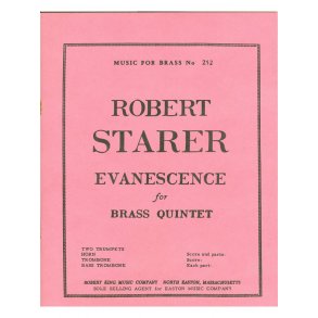 Robert Starer: Evanescence (Quintet-Brass)
