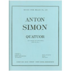 Anton Simon: Quatuor (Quartet-Brass)