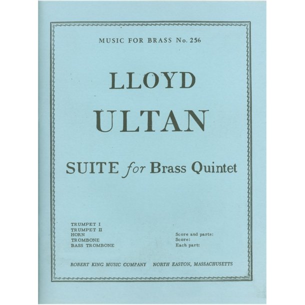 Lloyd Ultan: Suite (Quintet-Brass)