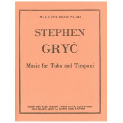 Stephen Gryc: Music for Tuba & Timpani (Tuba & Percussion)