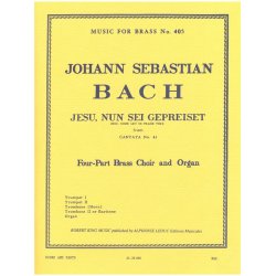 J.S. Bach: Jesu, Nun Sei Gepreiset BWV41 (Brass/Organ)