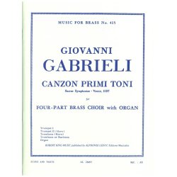 Giovanni Gabrieli: Canzon primi Toni (Quintet-Mixed)