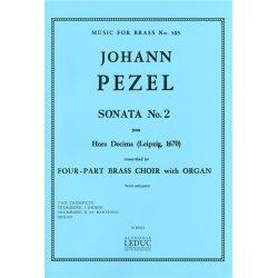 Johann Christoph Pezel: Sonata No.2 (Quartet-Brass)