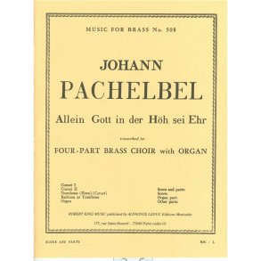 Johann Pachelbel: Allein Gott in der Höh (Quintet-Mixed)