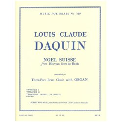 Louis-Claude Daquin: No&euml;l suisse (Trumpets 3 & Organ)