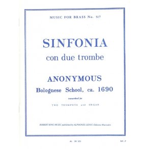 Anon.: Sinfonia con due Trombe (Trumpets 2 & Organ)