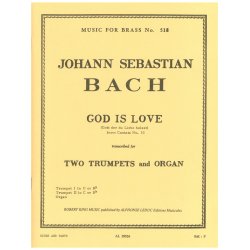 Johann Sebastian Bach: God is Love, Extract from Cantata No.33 (Trumpets 2 & Organ)