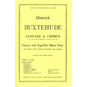 Dietrich Buxtehude: Fanfare & Chorus (Choral-Mixed accompanied)