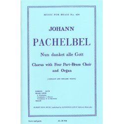 Johann Pachelbel: Nun danket alle Gott (Choral-Mixed accompanied)
