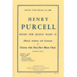 Henry Purcell: Funeral Music for Queen Mary (Choral-Mixed accompanied)