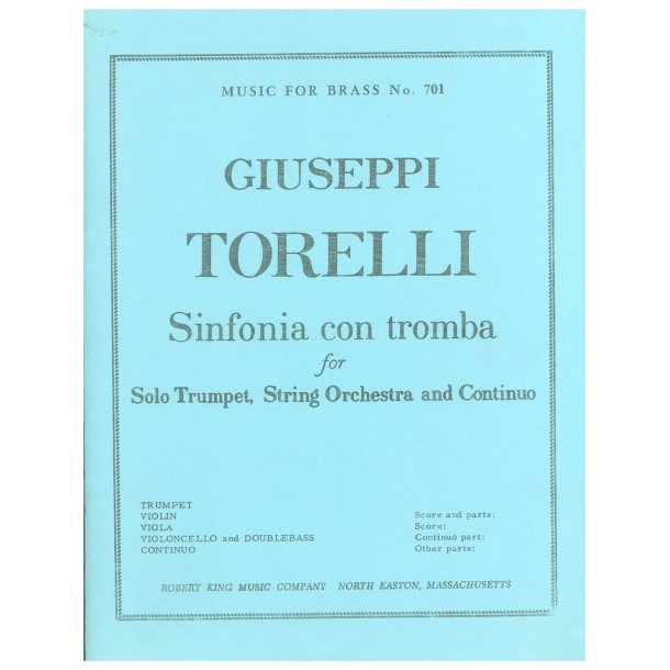 Giuseppe Torelli: Sinfonia con Tromba (Sextet-Mixed)