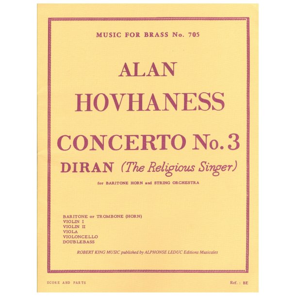 Alan Hovhaness: Concerto No.3 (Trombone & Orchestra)