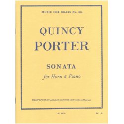Quincy Porter: Sonata (Horn & Piano)
