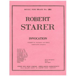 Starer Invocation Various Instruments Mfb271 Score/Parts