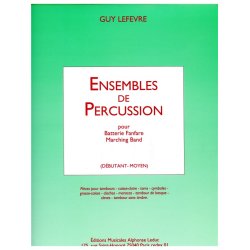 Lefevre Ensembles De Percussion Fanfare Marching Band Deb Perc Bk