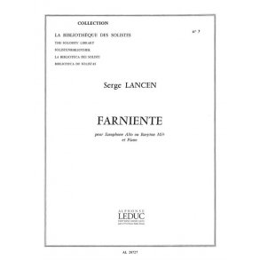 Serge Lancen: Farniente (Saxophone-Alto & Piano)