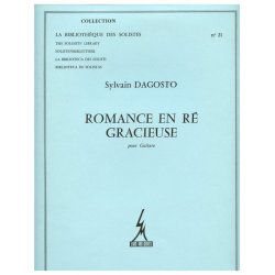 Dagosto Romance En Re Gracieuse Lm021 Guitar Book