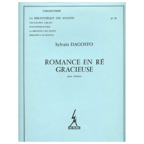 Dagosto Romance En Re Gracieuse Lm021 Guitar Book