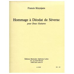 Francis Kleynjans: Hommage &agrave; D&eacute;odat de S&eacute;verac (Guitars 2)