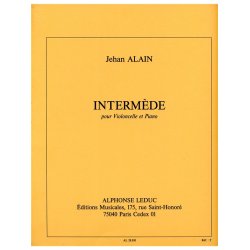 Alain Jehan Intermede Cello &amp; Piano Book