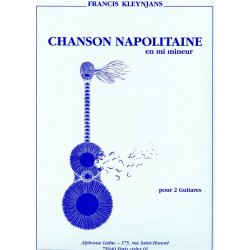 Francis Kleynjans: Chanson napolitaine Op.113 in E minor (Guitars 2)