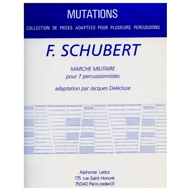 Franz Schubert: Marche Militaire (Percussion Ensemble)