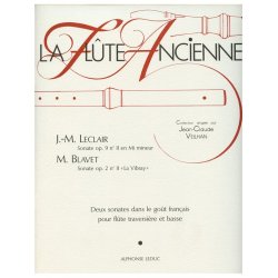 Jean-Marie & Michel Leclair J.M.& Blavet: Sonate Op.9, No.11 & Sonate Op.2, No.2 (Flute & Continuo)