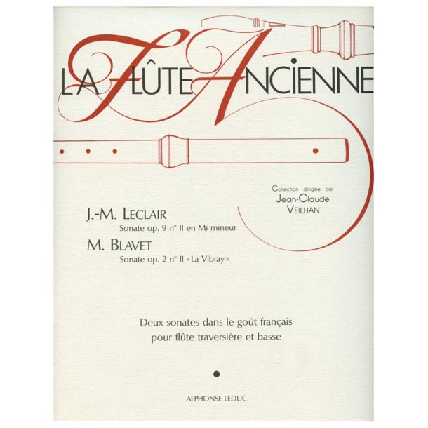 Jean-Marie & Michel Leclair J.M.& Blavet: Sonate Op.9, No.11 & Sonate Op.2, No.2 (Flute & Continuo)