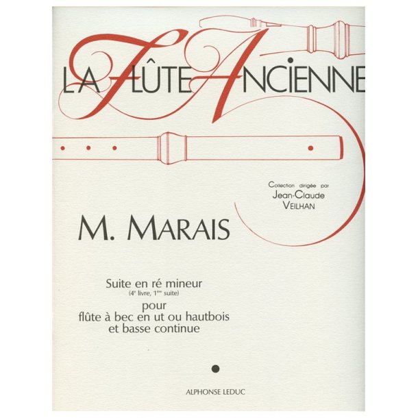 Marin Marais: Suite Vol.4, No.1 in D minor (Recorder & Continuo)
