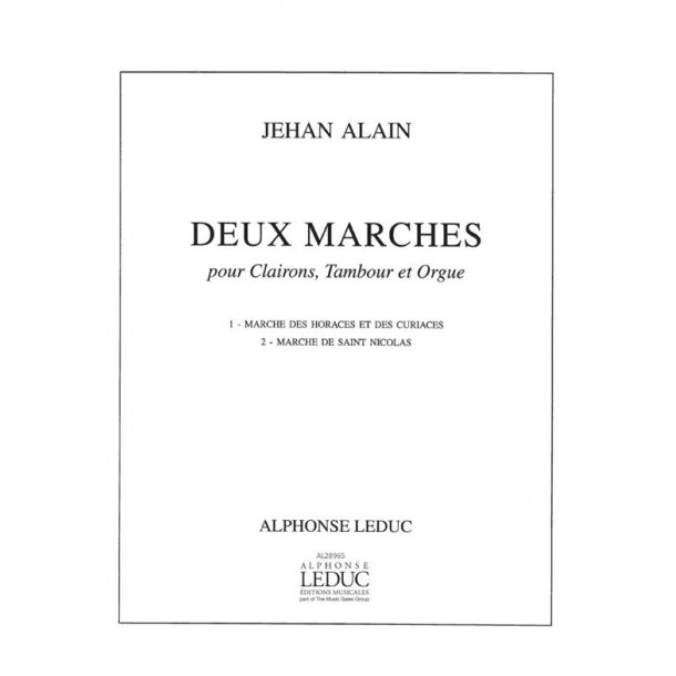 Jehan Ariste Alain: 2 Marches (Quartet-Mixed)