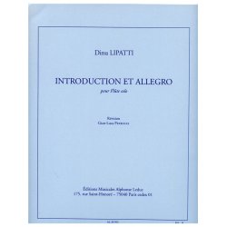 Dinu (Constantin) Lipatti: Introduction et Allegro (Flute solo)