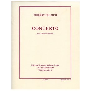 Thierry Escaich: Concerto (Organ)
