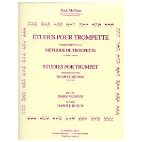 Mark & Harold McDunn M.& Rusch H.: Etudes pour Trompette (Trumpet solo)
